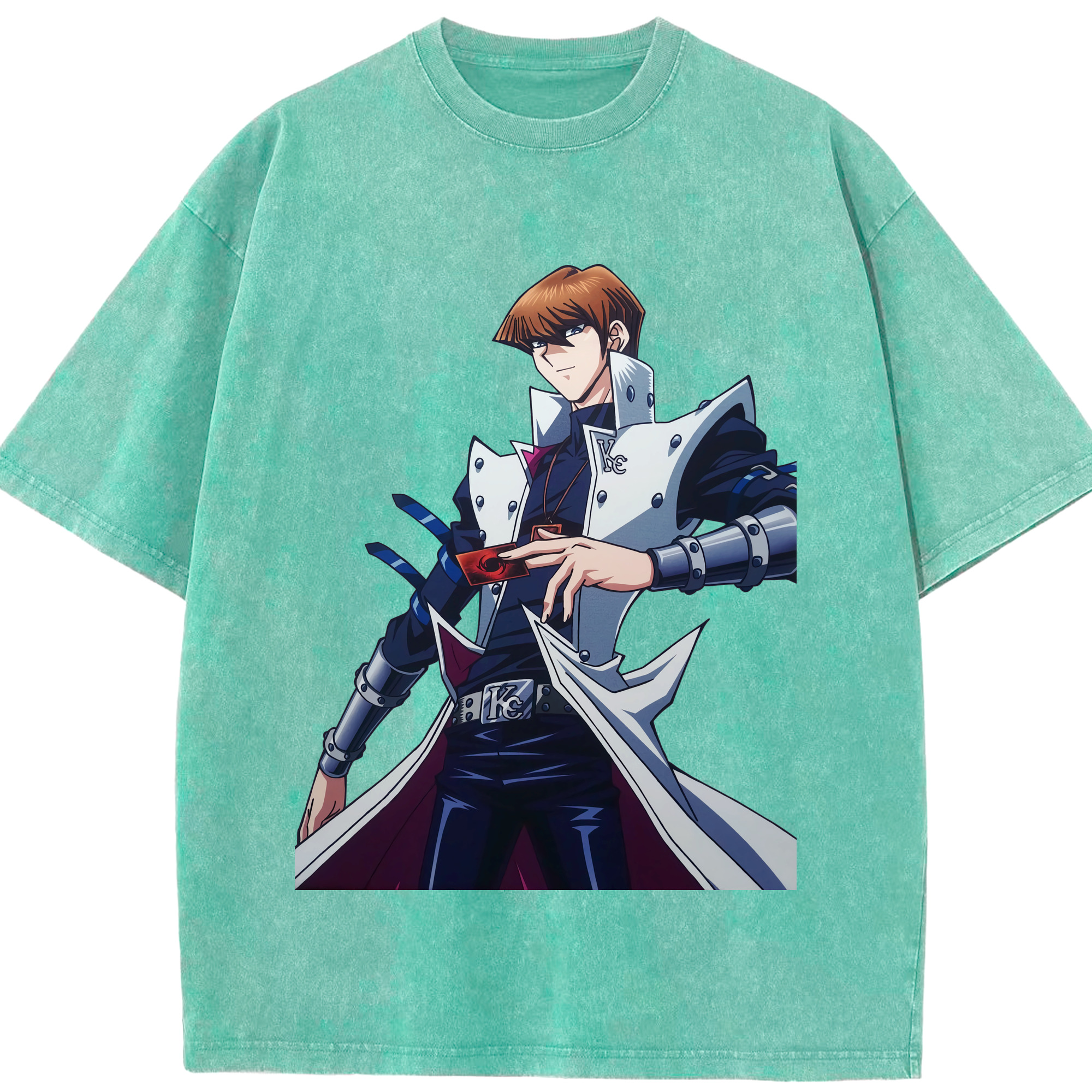 （画像用） 遊☆戯☆王 Yu-Gi-Oh! 綿100% ヴィンテージ風 半袖Tシャツ（フロントプリント）